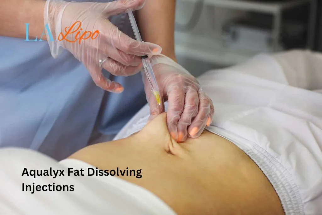 woman having fat dissolving injections West Yorkshire in the stomach
