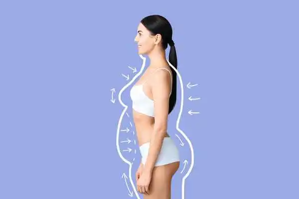 image of woman experiencing fat reduction treatment West Yorkshire