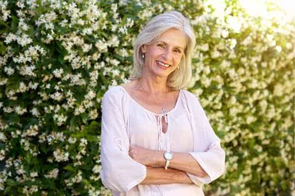 Older woman happy with urinary incontinence treatment West Yorkshire